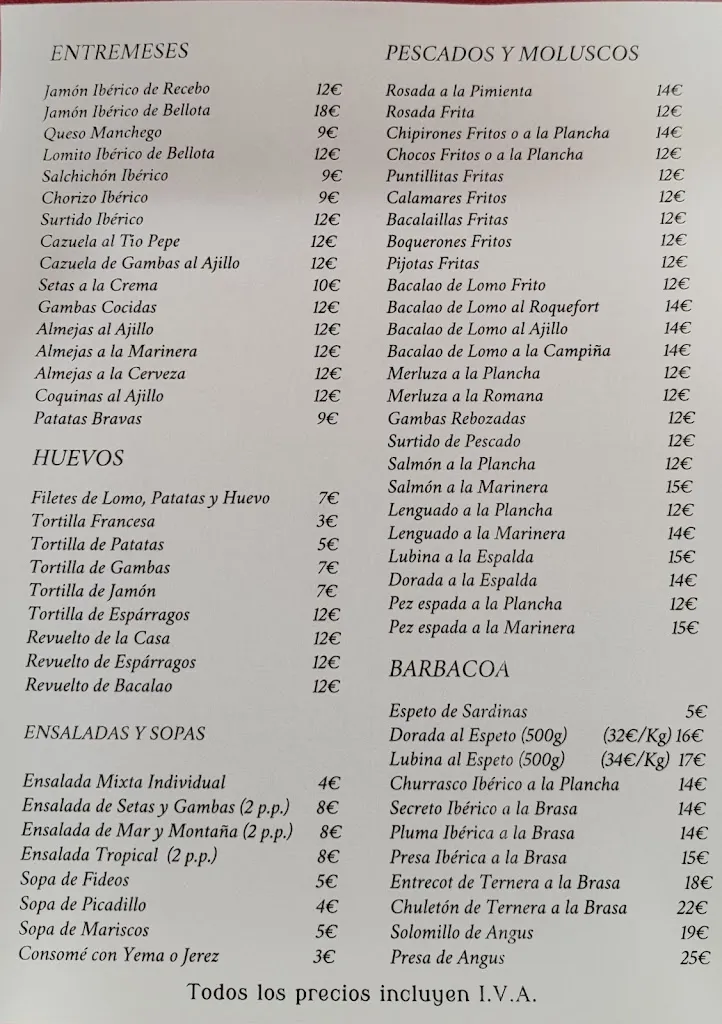 Menu_Meson La Campiña_Écija_image_2