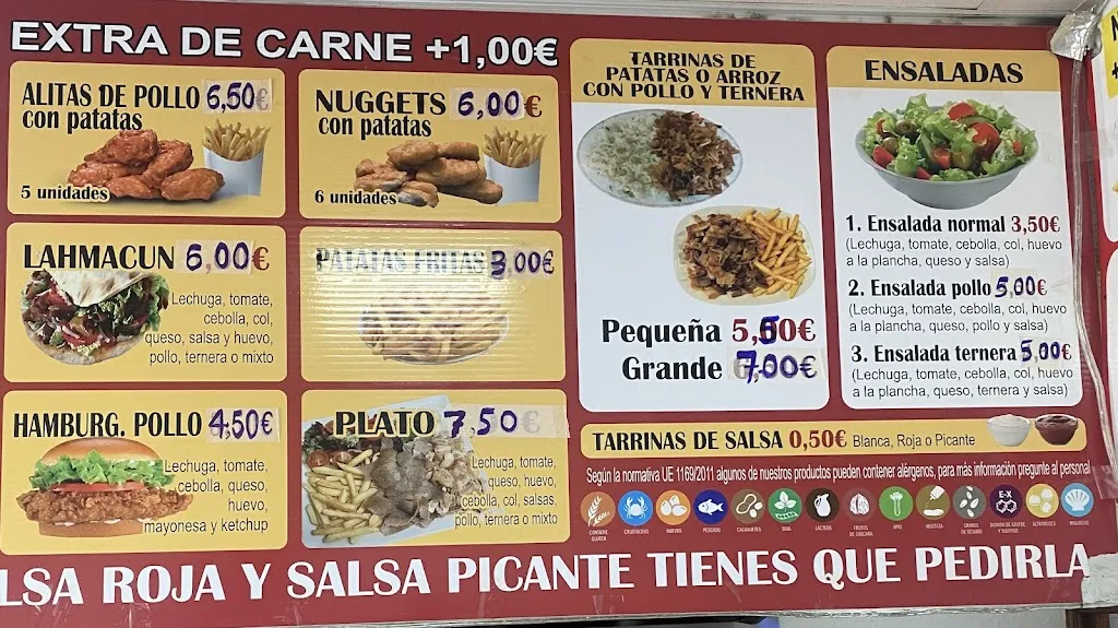 Menu_Kebab LA TERRAZA ECIJA_Écija_image_4