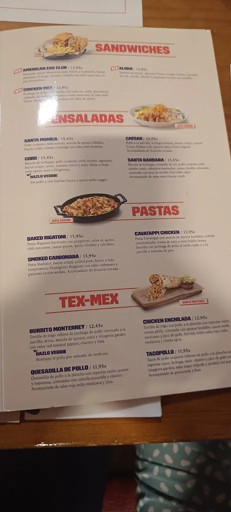 Menu_Foster's Hollywood_Écija_immagine_3