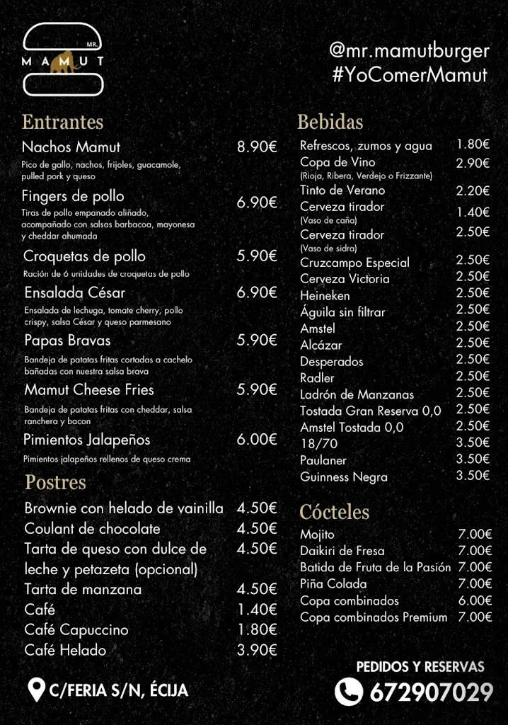 Menu_Mr Mamut Burger_Écija_image_1