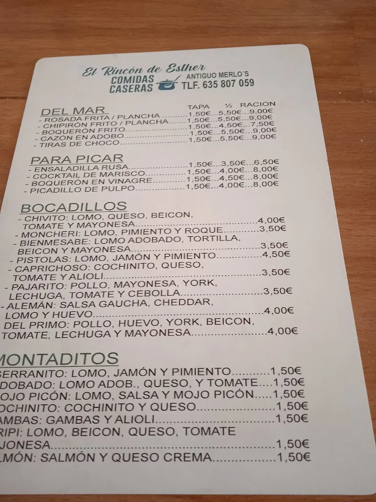 Menu_Restaurante El rincón de Esther_Estepa_image_2