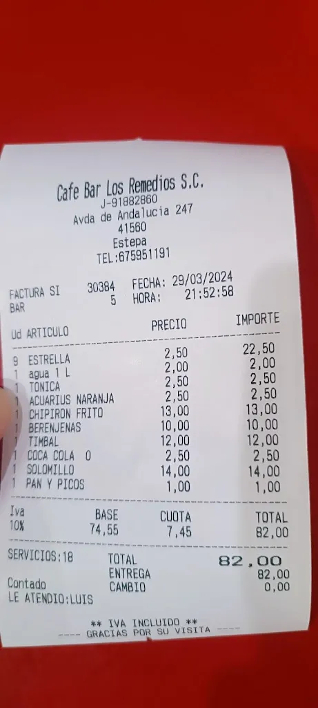 Estudio JCS_Bar Los Remedios_Estepa_review