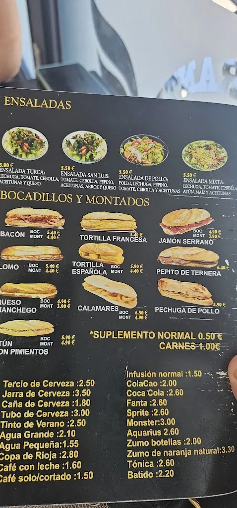 Menu_Restaurante San Luis_Estepa_immagine_3