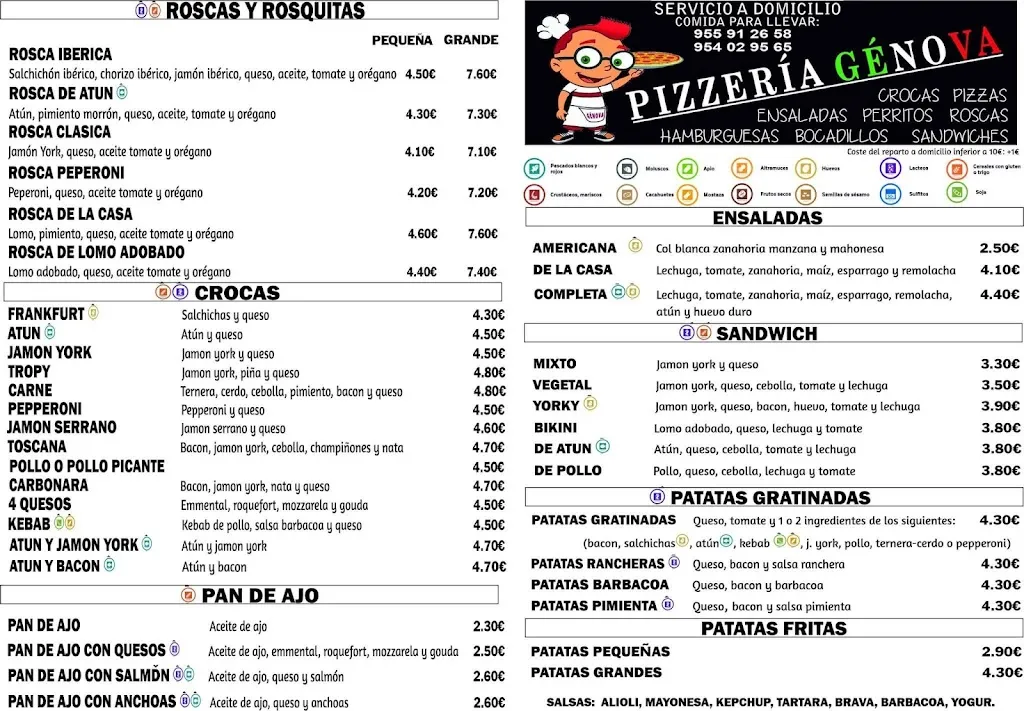 Menu_Pizzería merlo's_Estepa_image_1