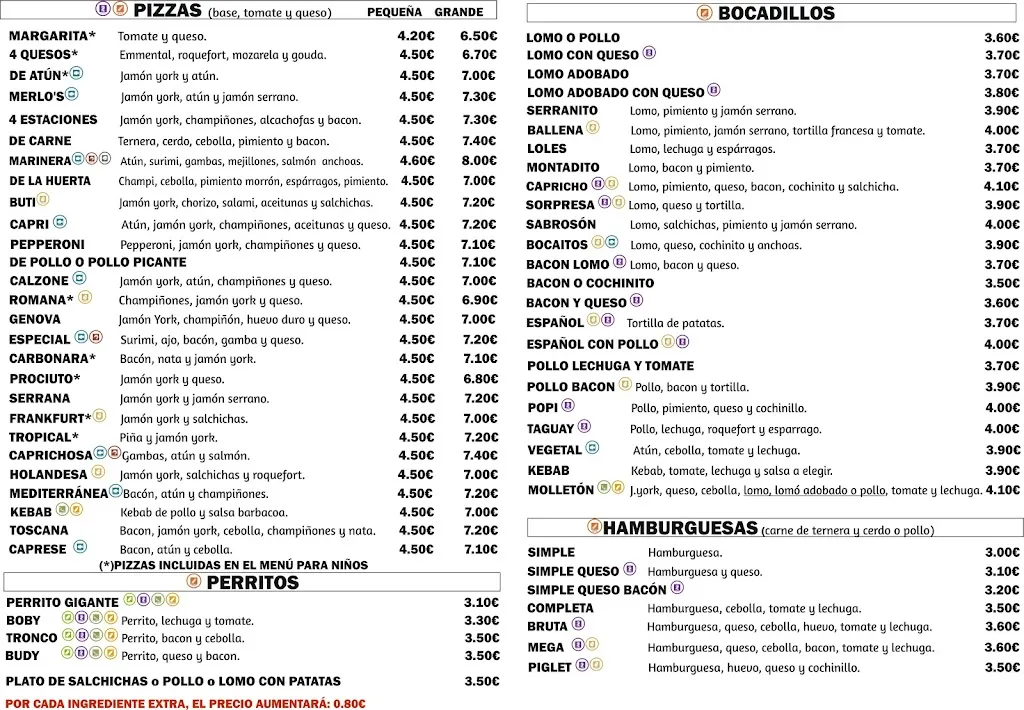 Menu_Pizzería merlo's_Estepa_image_3