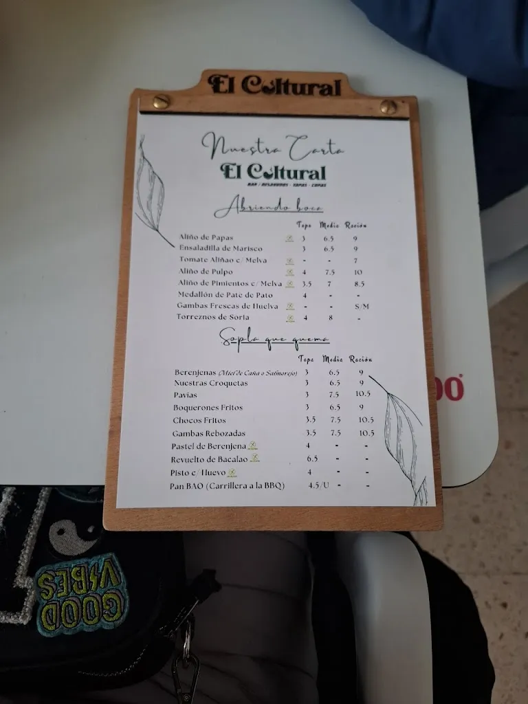 Menu_Bar y Restaurante de tapas 'El Cultural'_Fuentes de Andalucía_image_4