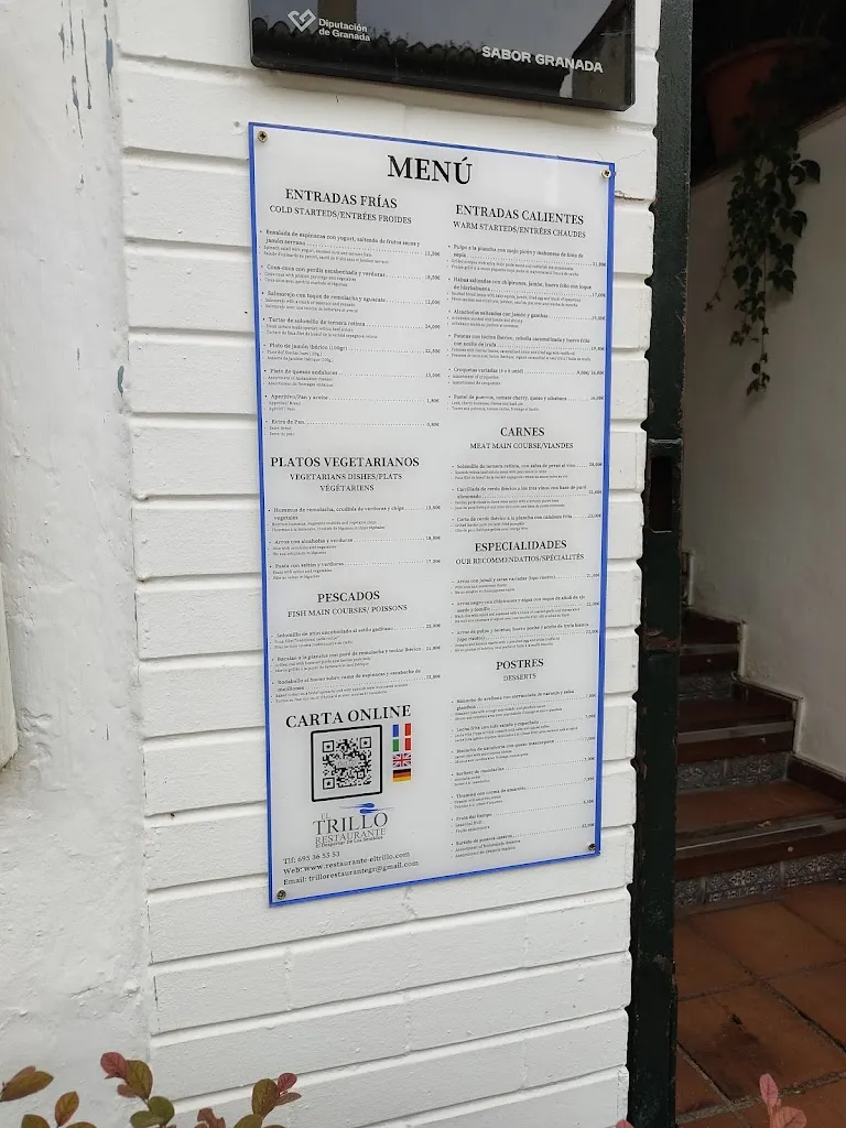 Menu_El Trillo Restaurante Granada_Alicún_image_3