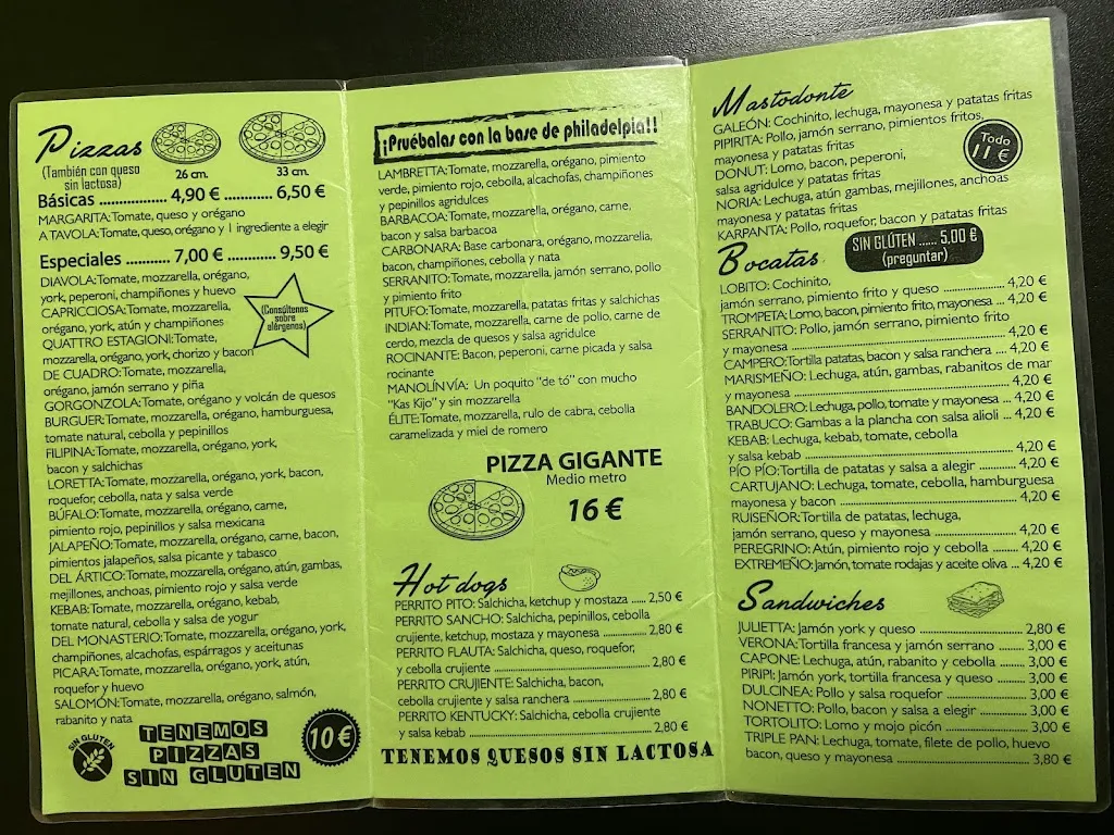 Menu_Pizzeria A Tavola_Fuentes de Andalucía_image_2