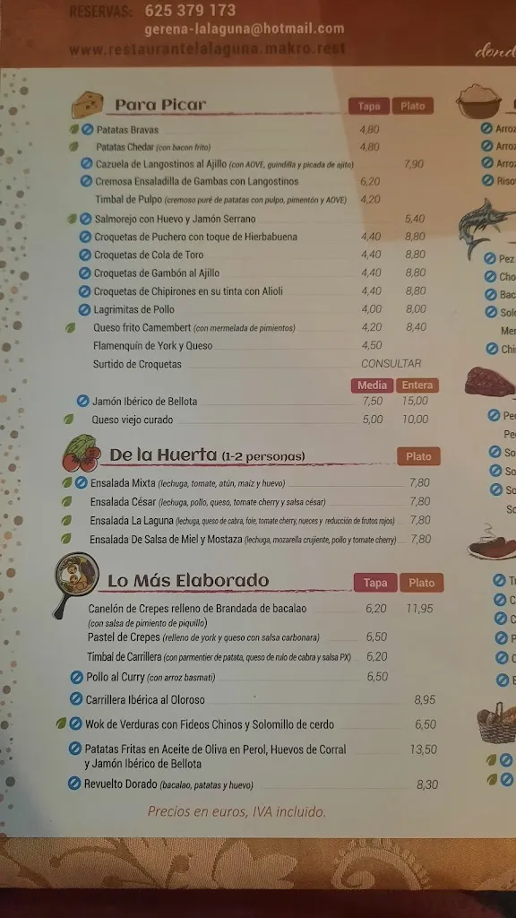 Menu_La Laguna Restaurante y Tapas_Gerena_image_4