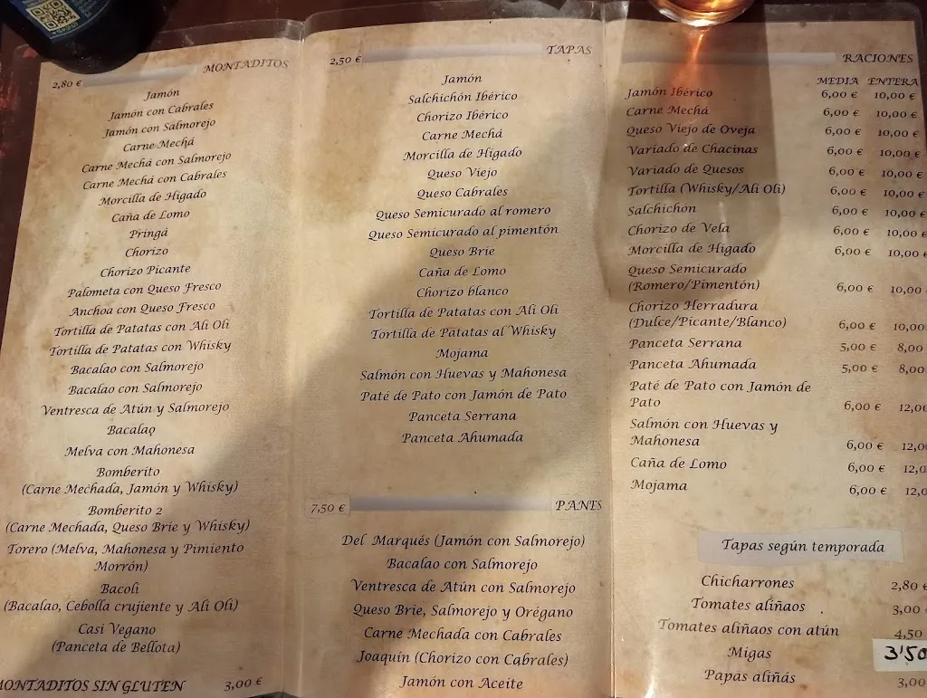 Menu_Taberna Galería la Bomba_Gerena_image_3