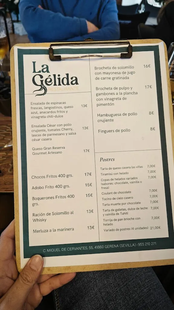 Menü_Homemade Meals Bar Spain_Gerena_Bild_4