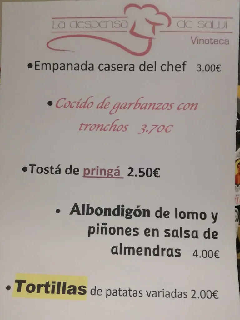 Menu_La Despensa de Salvi_Gerena_image_1