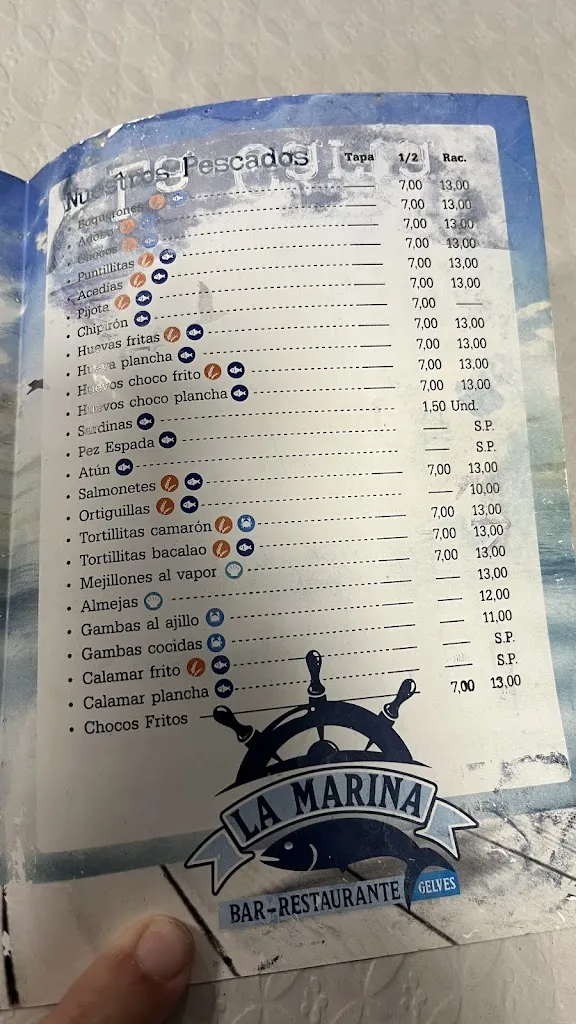 Menu_Bar La Marina_Gelves_image_2