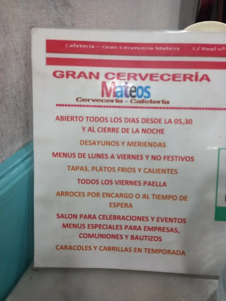 Menü_Gran Cervecería Mateos_Gelves_Bild_2