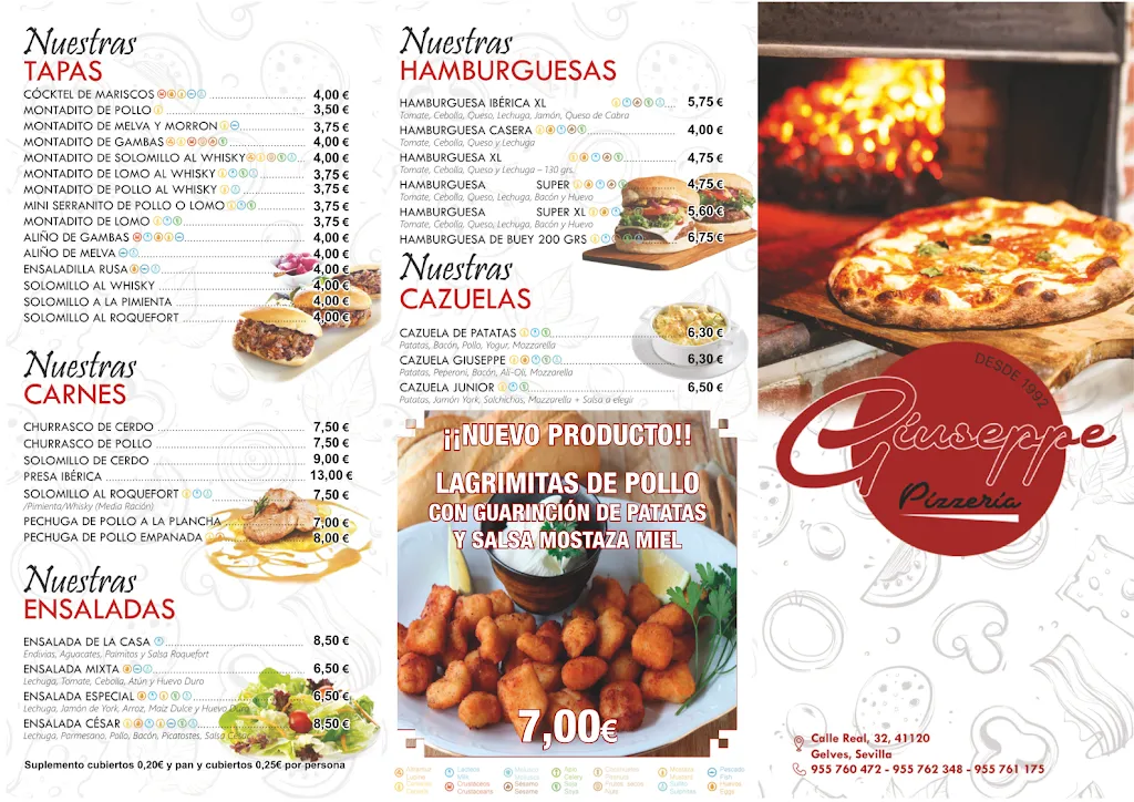 Menu_Pizzeria Giuseppe_Gelves_image_1