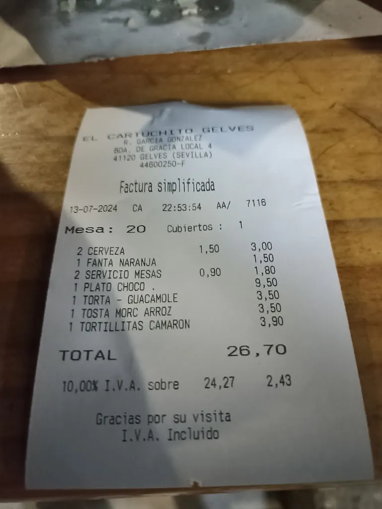 Manuel Rodríguez Peña_Bar El Cartuchito Gelves_Gelves_review