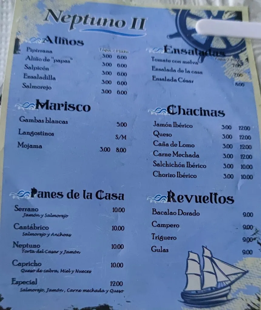 Menu_Bar Cafetería Neptuno II_Gelves_image_1