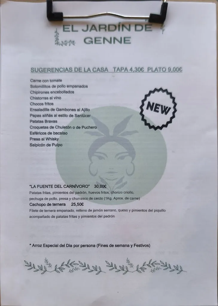Menu_El jardín de Genne_Gines_immagine_4