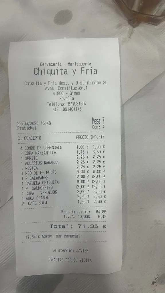 Israel Rubio González_Chiquita y Fría_Gines_review