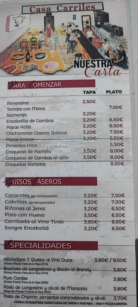 Menu_Carriles' House_Gines_image_2