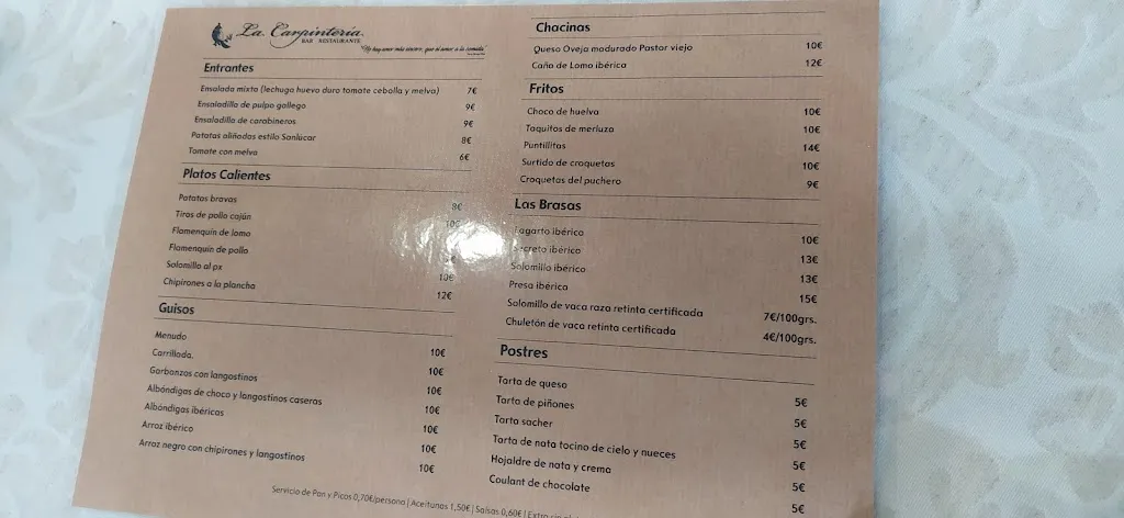 Menu_The Carpentry_Gines_image_3