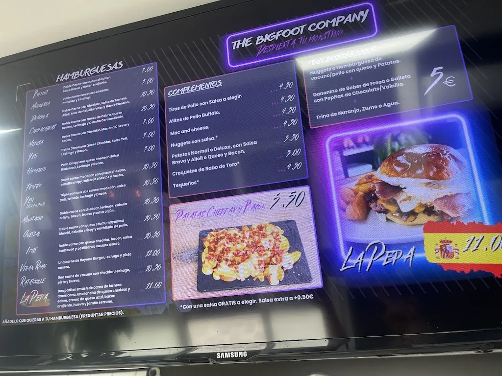 Menu_The Bigfoot Company_Gines_image_2