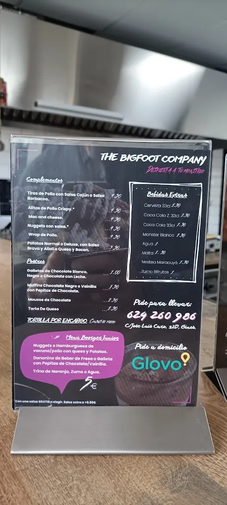 Menu_The Bigfoot Company_Gines_image_3