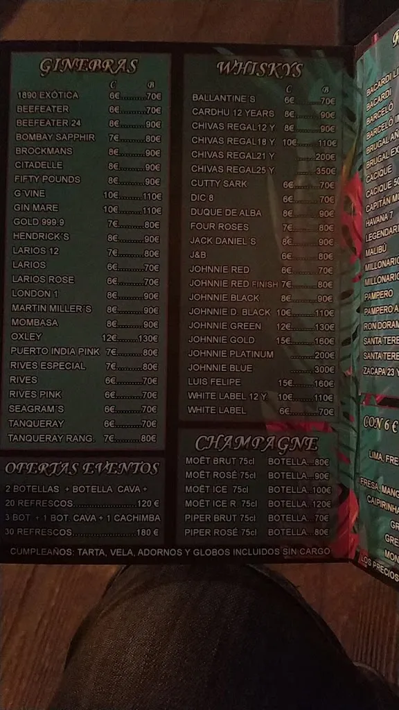 Menu_Green House lounge_Gines_image_4