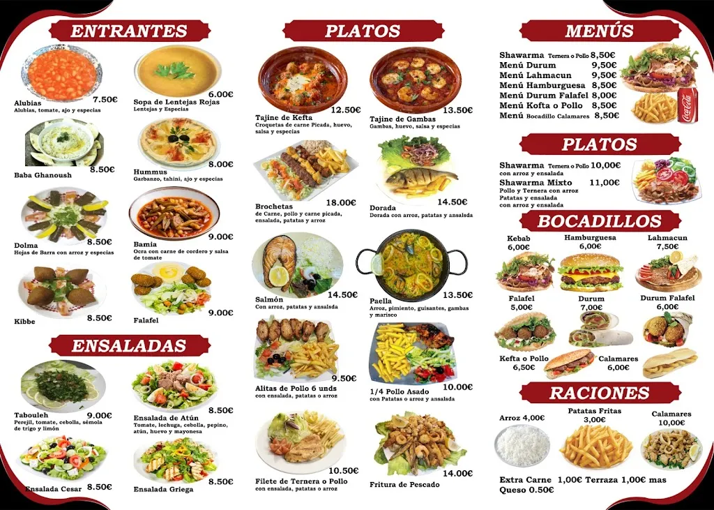 Menu_Sindibad Bagdad سندباد بغداد حلال_Gines_image_1