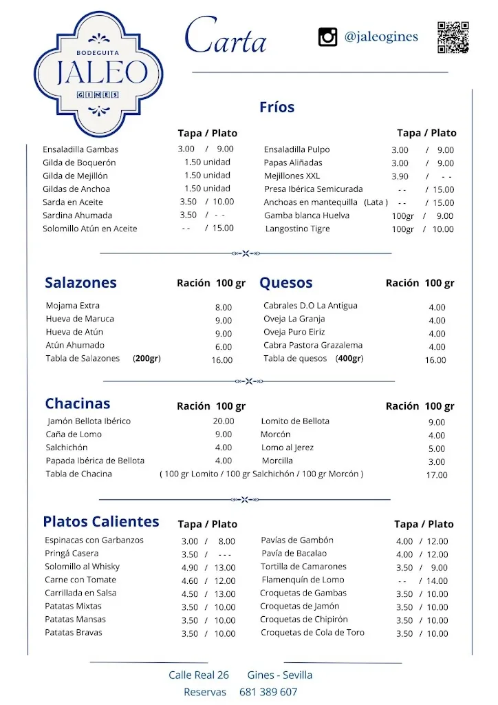 Menu_Bodega el jaleo_Gines_immagine_1