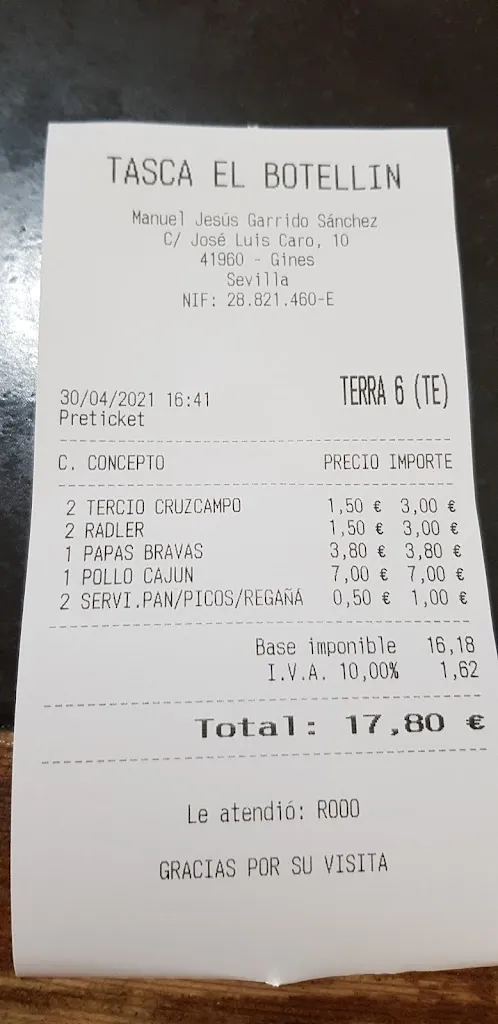 Luis_Tasca El Botellin_Gines_review