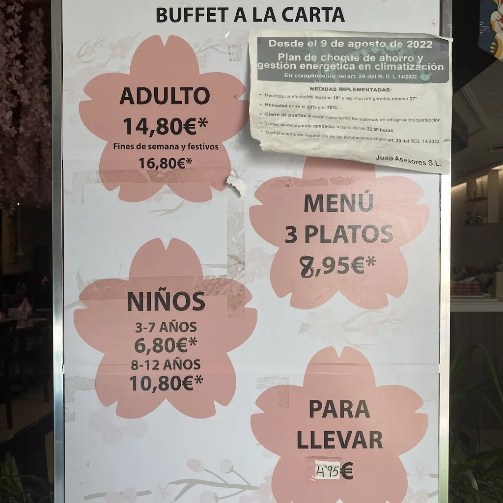 Menü_Buffet Sushi Sakura_Gines_Bild_3