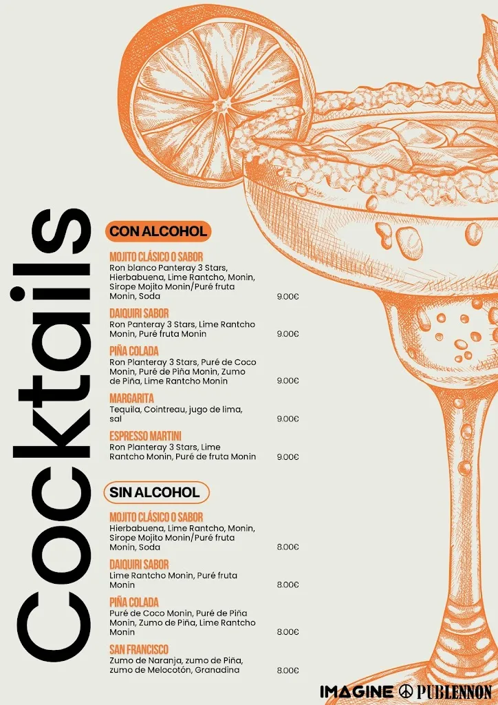 Menu_Terraza Imagine - Pintxos, copas y música en Gines_Gines_immagine_2