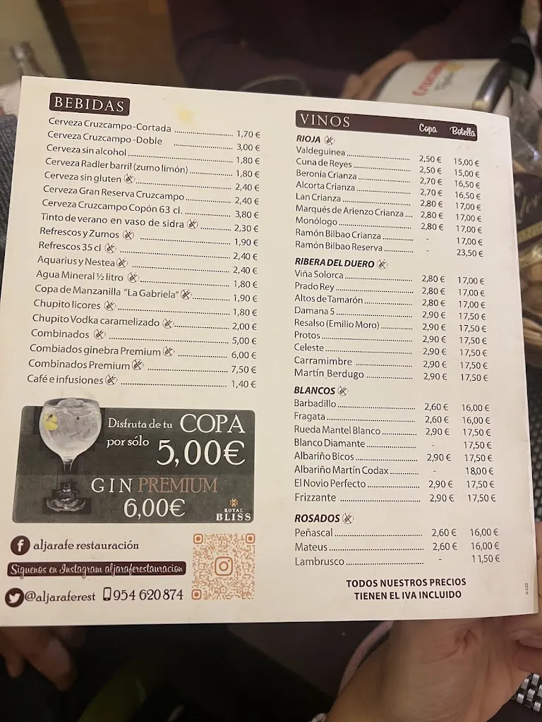 Menu_El Picoteo_Gines_image_1