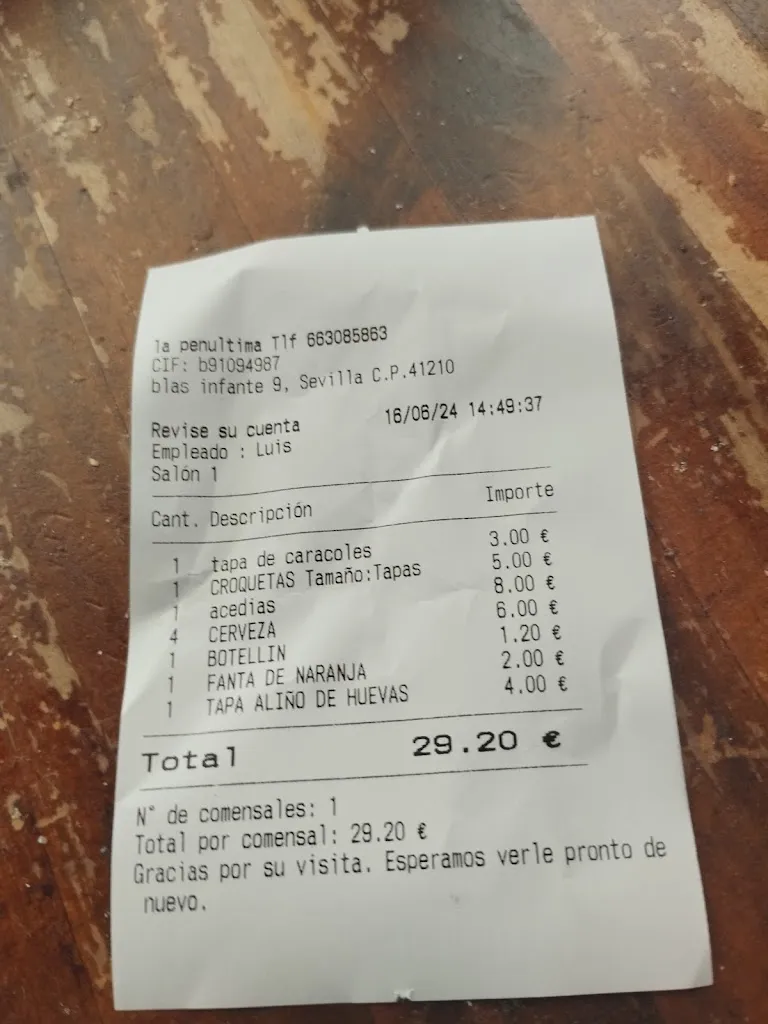 Valentín md_Restaurante La Penúltima_Guillena_review