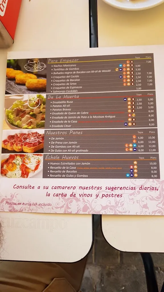 Menu_Restaurante taperia del agua_Guillena_image_2