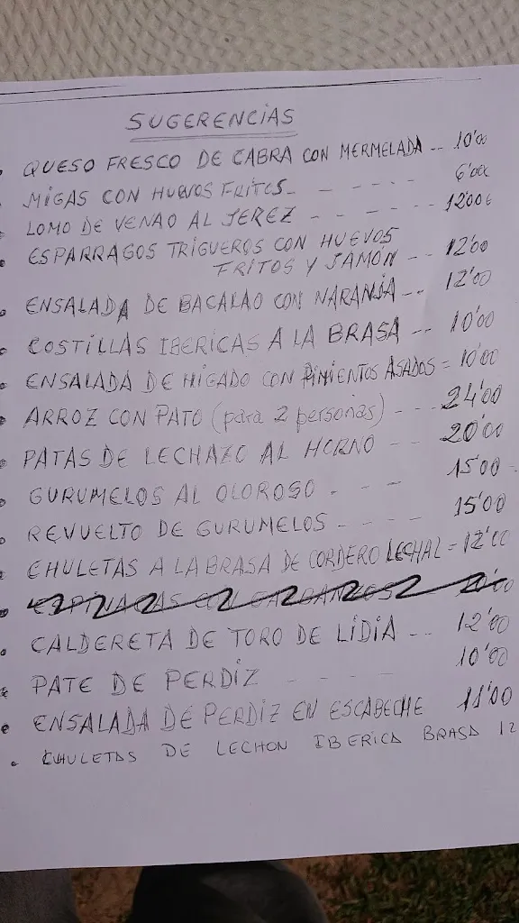 Menu_La Cantina Ruta del Agua. Guillena_Guillena_image_3