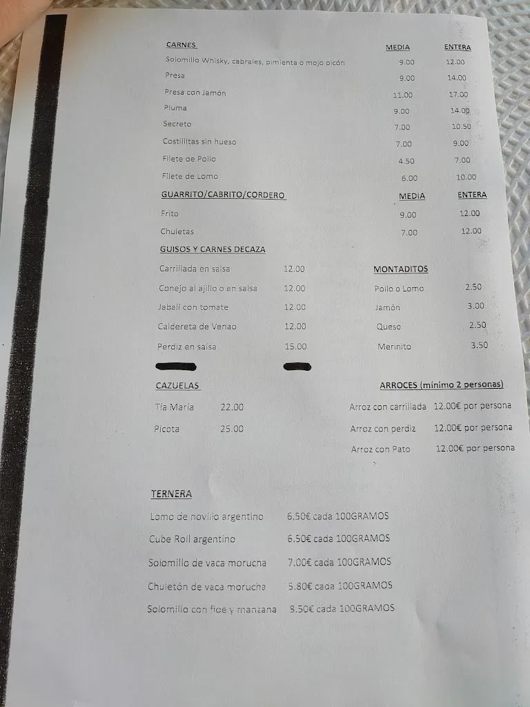 Menu_La Cantina Ruta del Agua. Guillena_Guillena_image_4