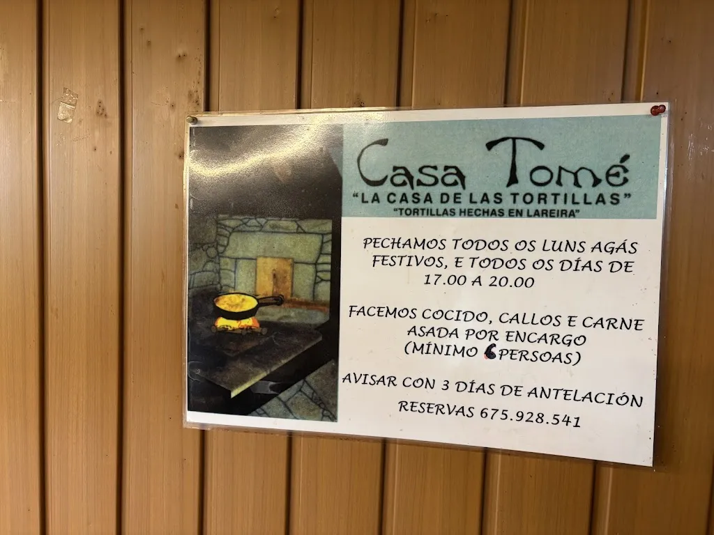 Menu_Casa Tomé. Casa De Las Tortillas_Coirós_image_2