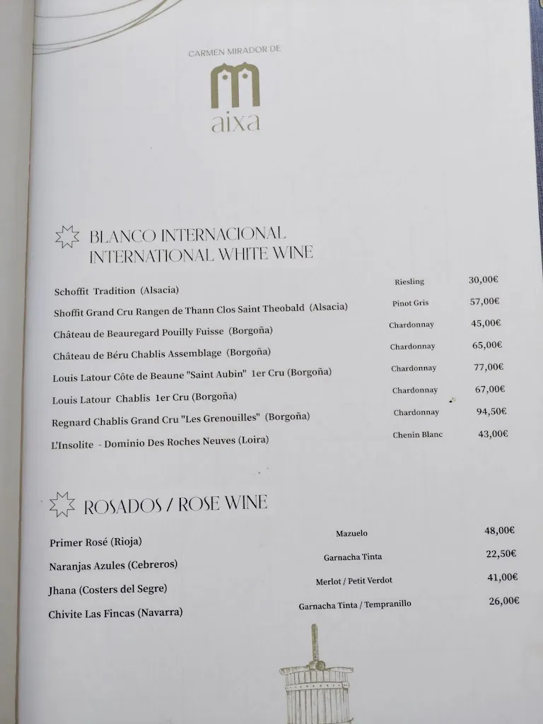 Menu_Carmen Mirador De Aixa_Alicún_image_2