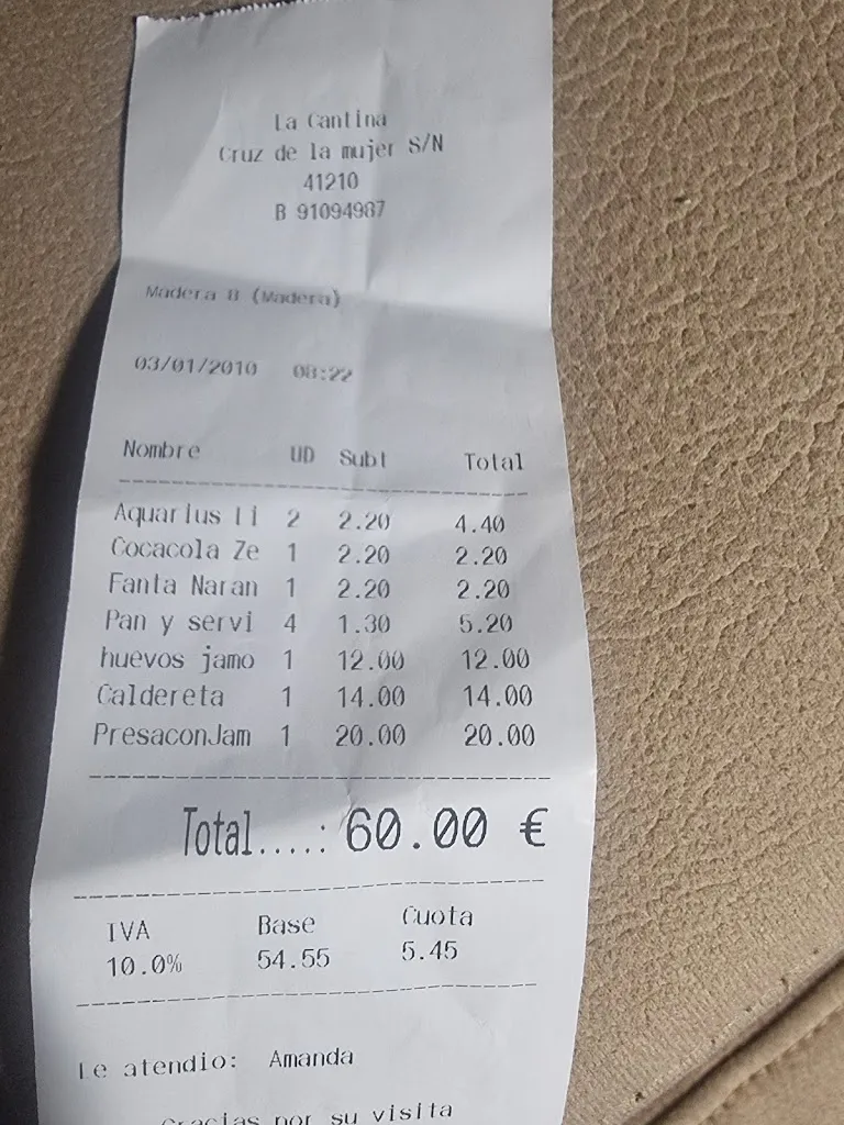 David Benítez_Restaurante La Cantina Embalse_Guillena_review