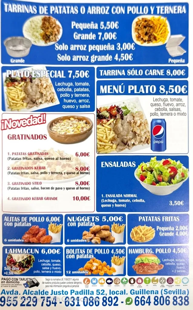 Menu_Stilo Kebab Guillena_Guillena_immagine_1