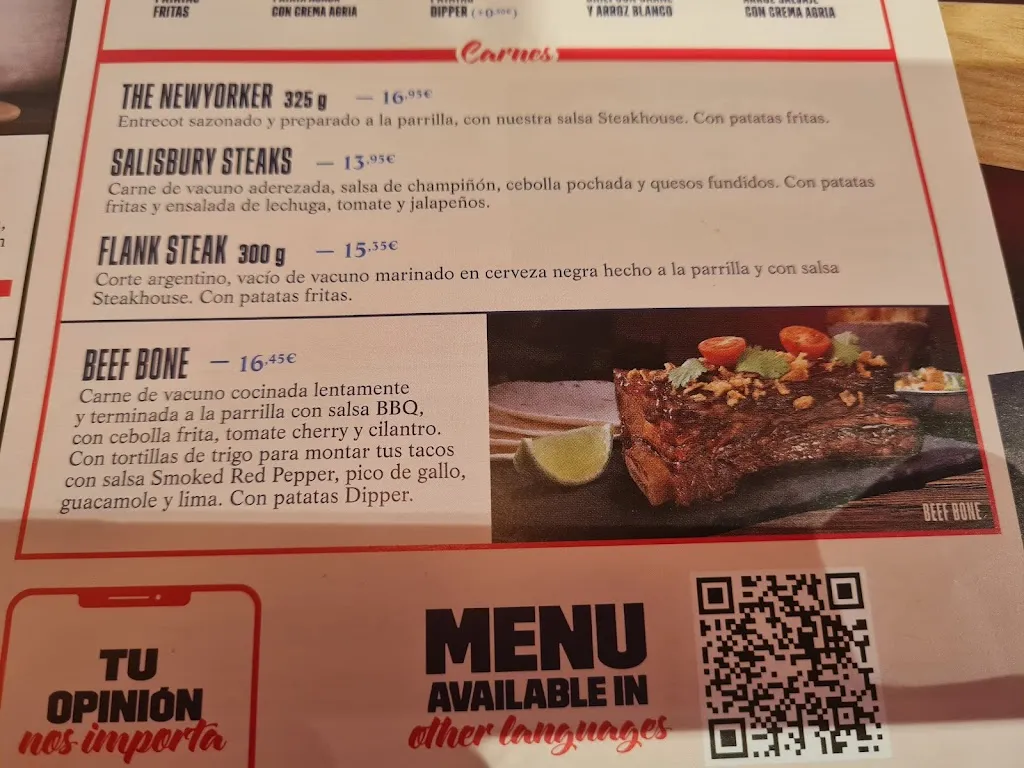 Menu_Foster's Hollywood_Alicún_image_4