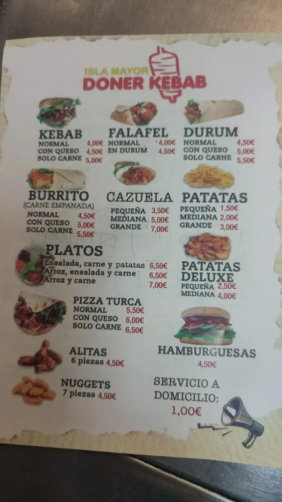 Kebab Isla Mayor restaurant in Isla Mayor