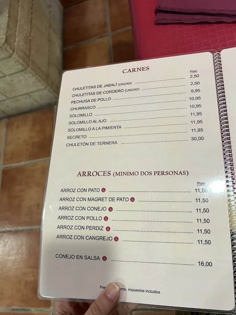 Menu_Venta EL Cruce_Isla Mayor_image_2