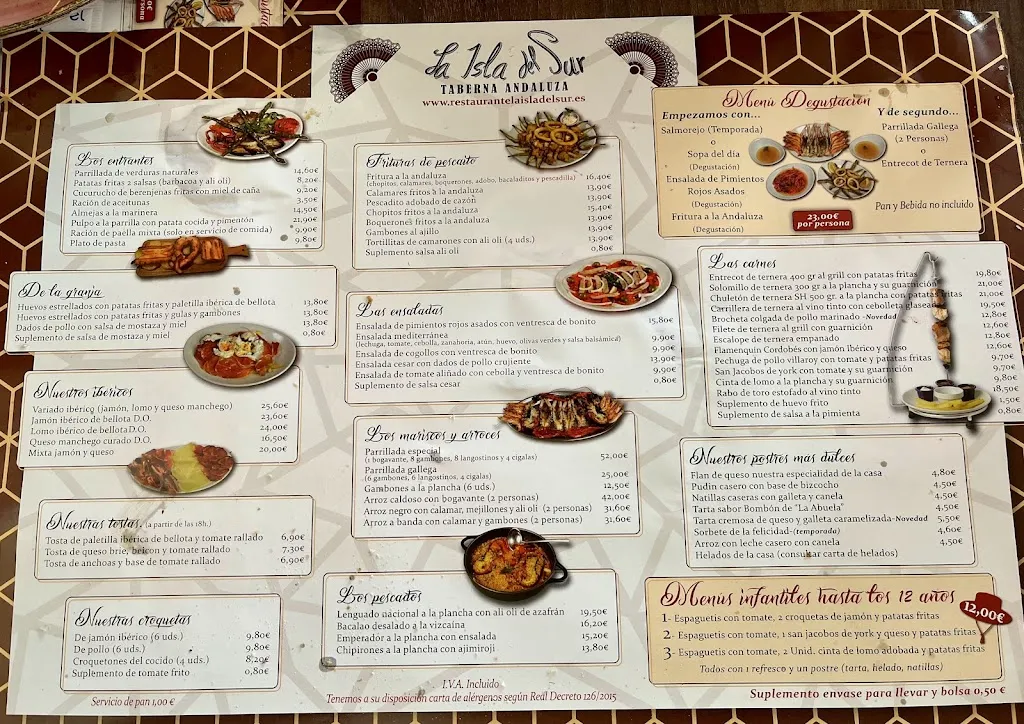 Menu_Taberna Andaluza La Isla del Sur_Isla Mayor_image_1