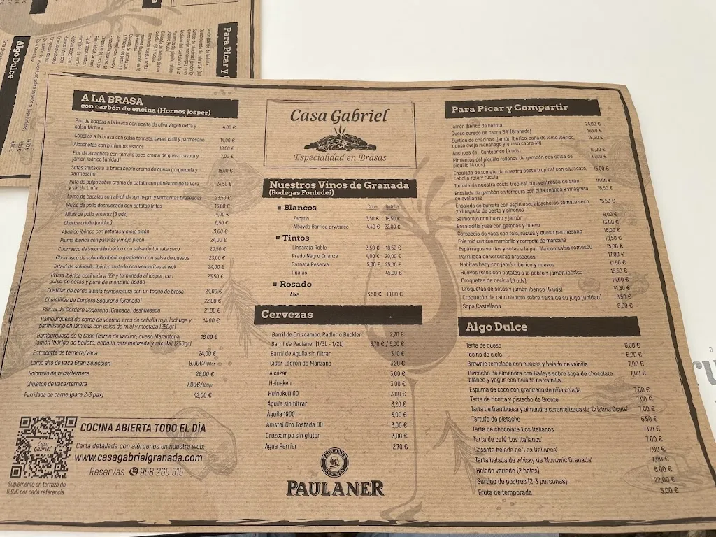 Menu_Casa Gabriel_Alicún_image_4