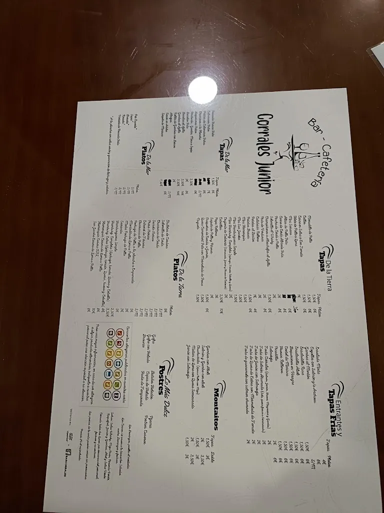 Menu_Bar Cafetería Heladería Corrales_Lantejuela La_image_1