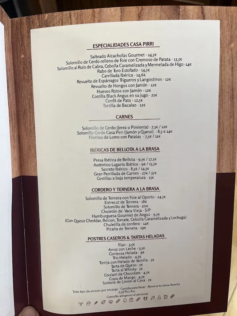 Menu_Cafe-Bar El Pirri_Lora de Estepa_image_1