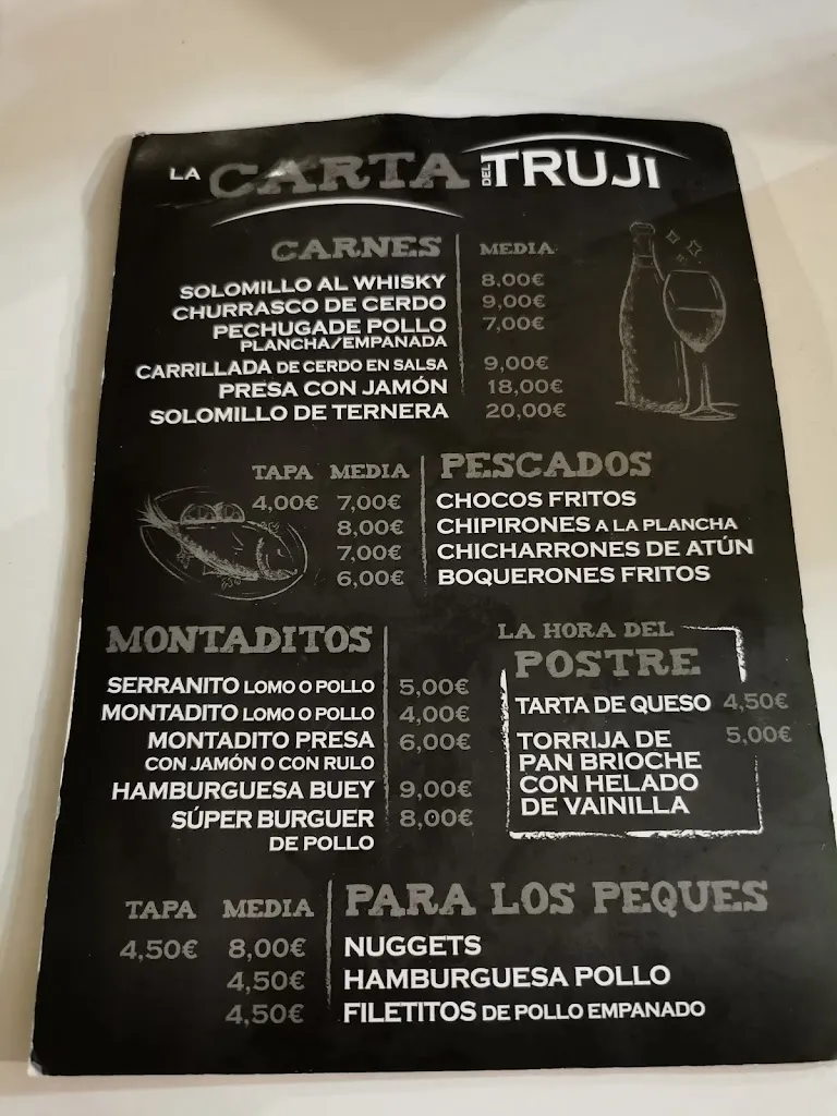 Menu_La Taberna del Truji_Lebrija_image_1
